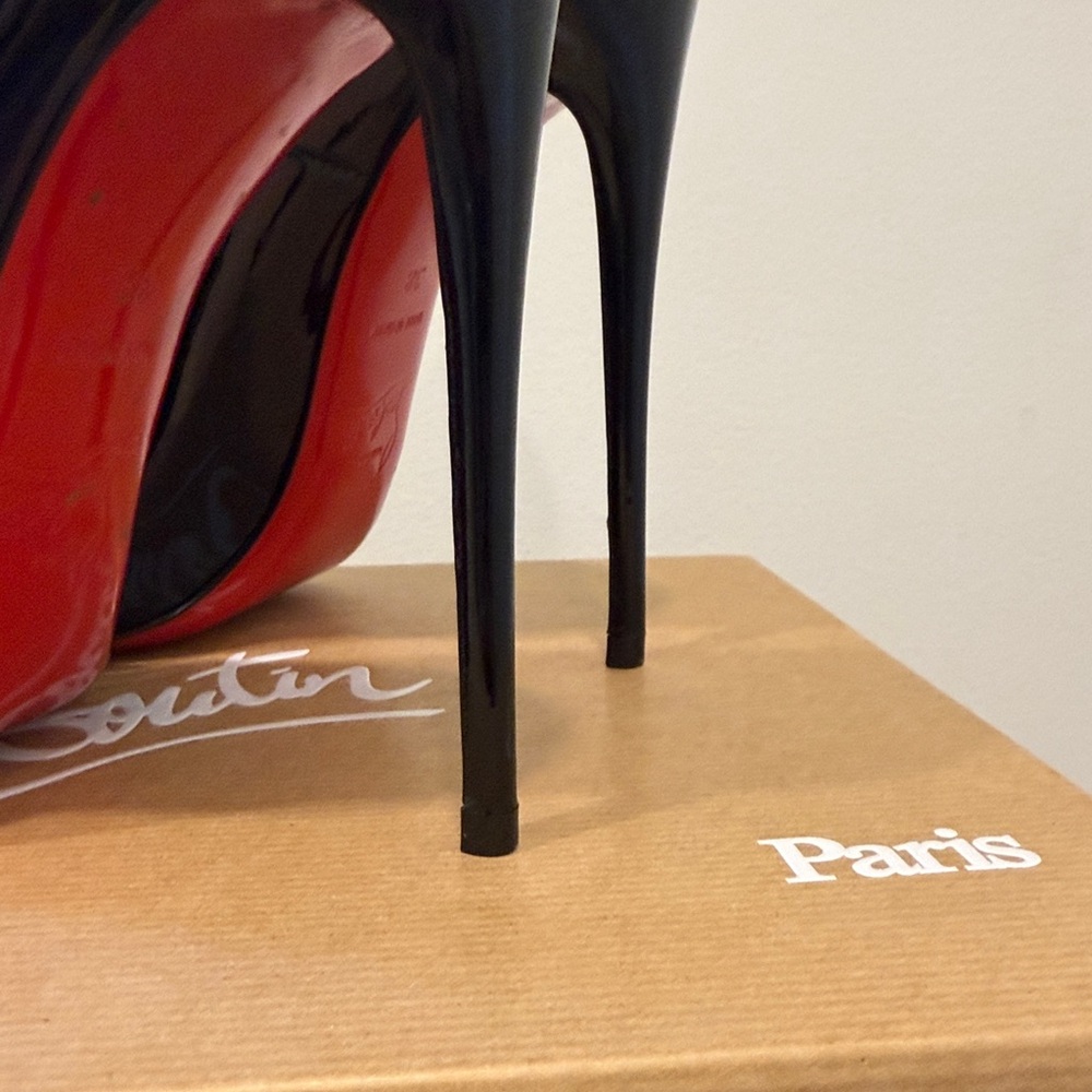 Christian Louboutin So Kate 120 Patent Pumps – Black, Size 38 - Picture 14 of 16